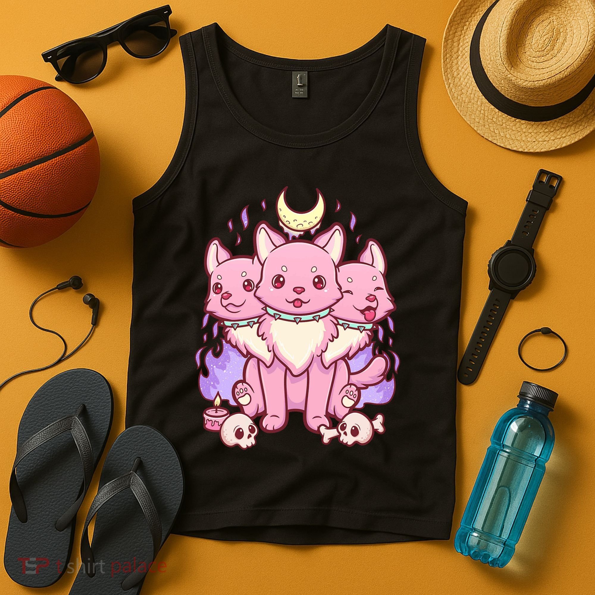 Three Headed Moon Dogs Tank Top