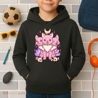 Three Headed Moon Dogs Kids Hoodie thumb 2