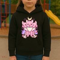 Three Headed Moon Dogs Kids Hoodie thumb 3