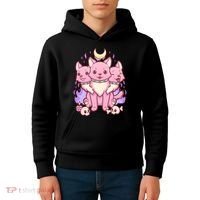 Three Headed Moon Dogs Kids Hoodie thumb 4