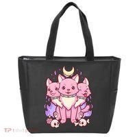 Three Headed Moon Dogs Tote Bag thumb 0