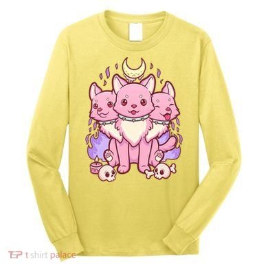 Three Headed Moon Dogs Long Sleeve Shirt