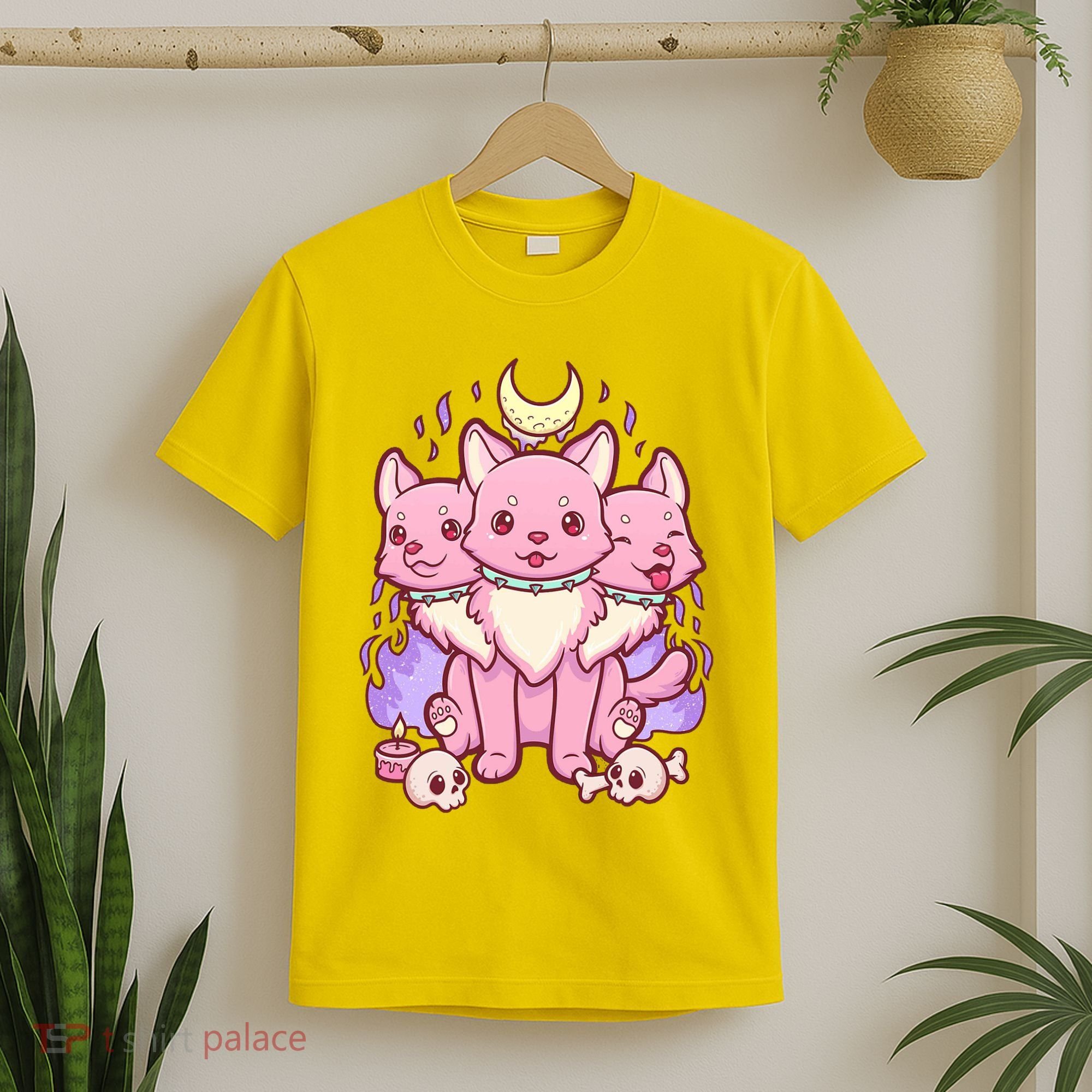 Three Headed Moon Dogs T-Shirt