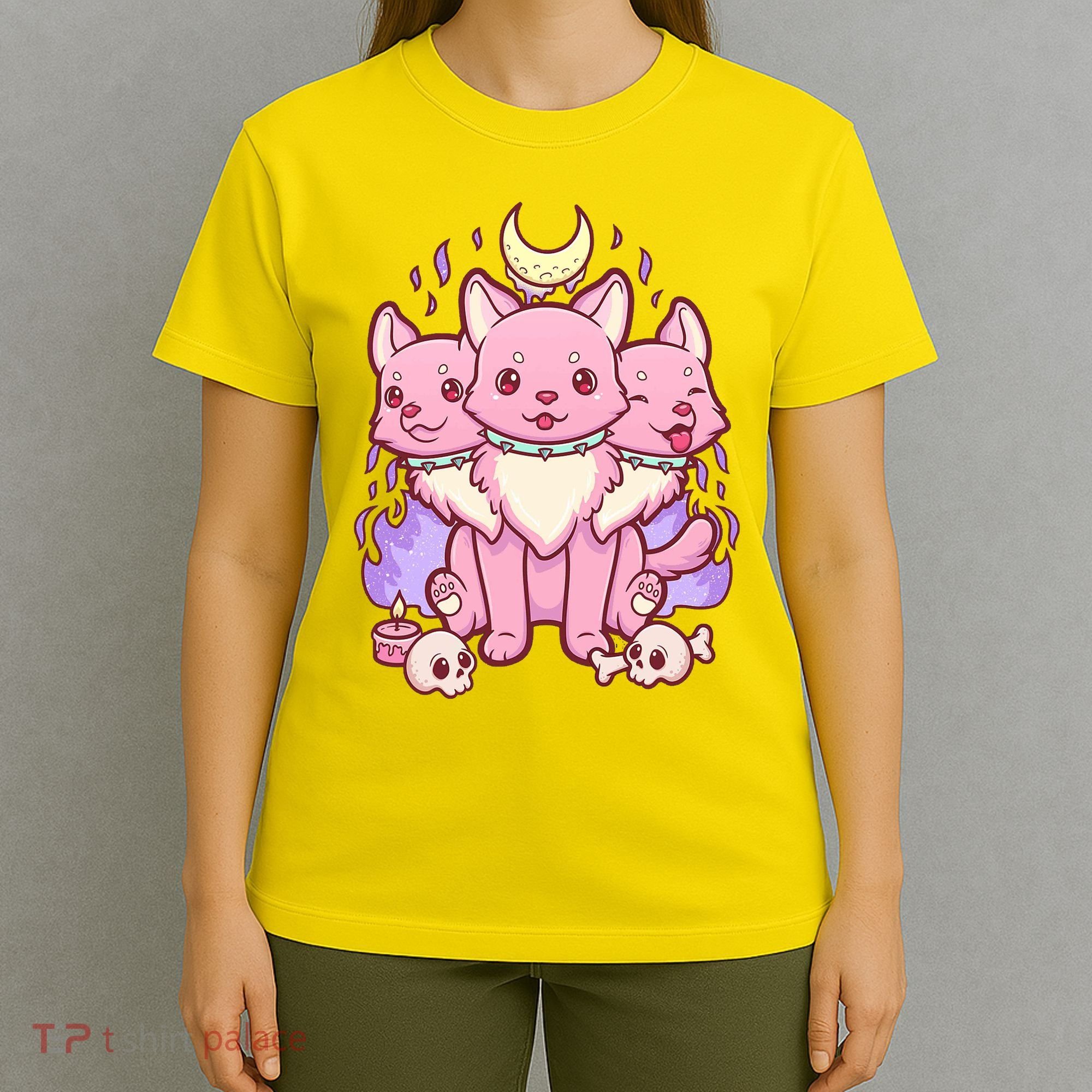 Three Headed Moon Dogs T-Shirt