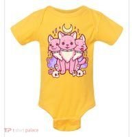 Three Headed Moon Dogs Baby Bodysuit thumb 0
