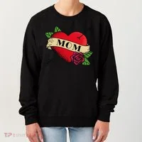 Tattoo Heart Mom Women's Sweatshirt thumb 0