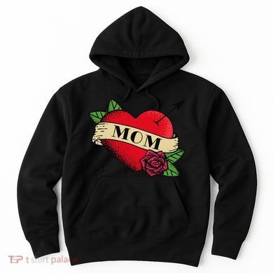Tattoo Heart Mom Hoodie