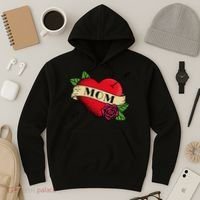 Tattoo Heart Mom Hoodie thumb 3
