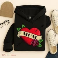 Tattoo Heart Mom Hoodie thumb 4