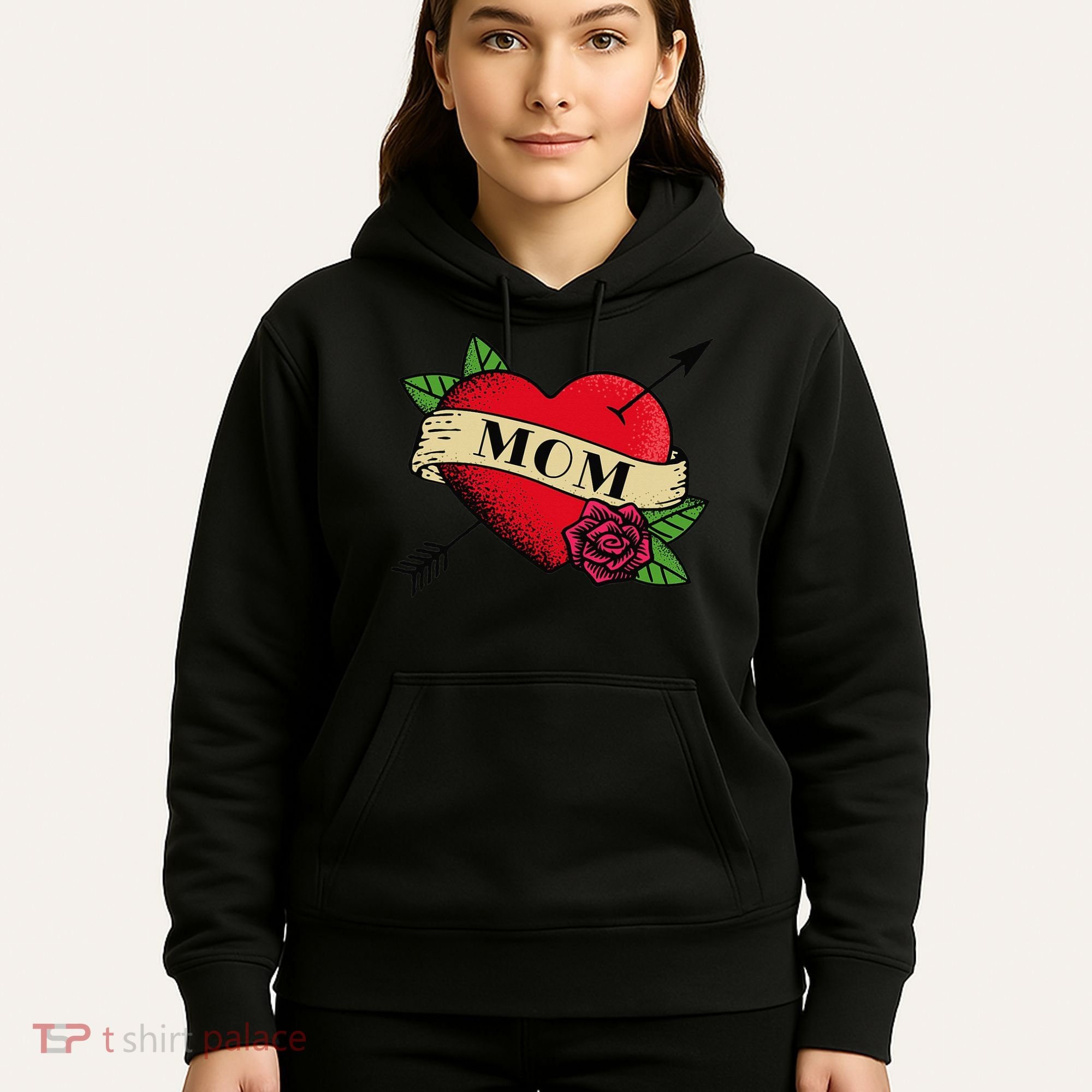 Tattoo Heart Mom Hoodie