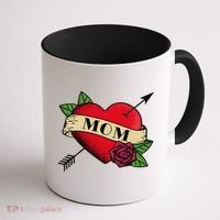 Tattoo Heart Mom Coffee Mug thumb 1