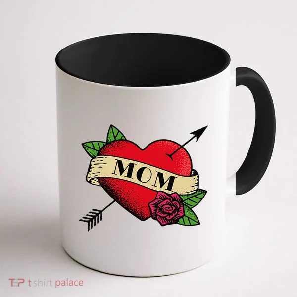 Tattoo Heart Mom Coffee Mug