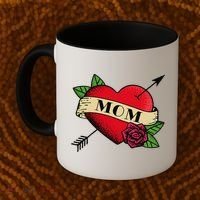 Tattoo Heart Mom Coffee Mug thumb 2