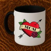 Tattoo Heart Mom Coffee Mug thumb 2