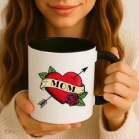 Tattoo Heart Mom Coffee Mug thumb 3