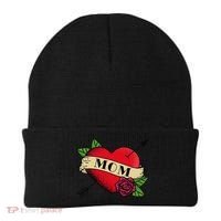 Tattoo Heart Mom Beanie thumb 0
