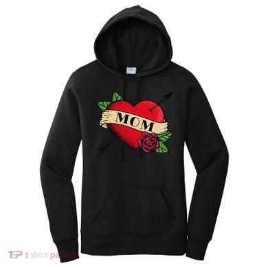 Tattoo Heart Mom Women's Hoodie