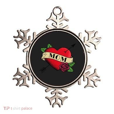 Tattoo Heart Mom Ornament