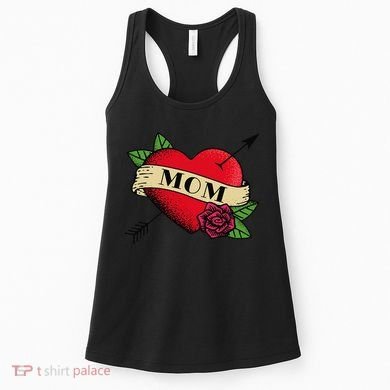 Tattoo Heart Mom Women's Tank Top