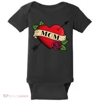 Tattoo Heart Mom Baby Bodysuit thumb 0
