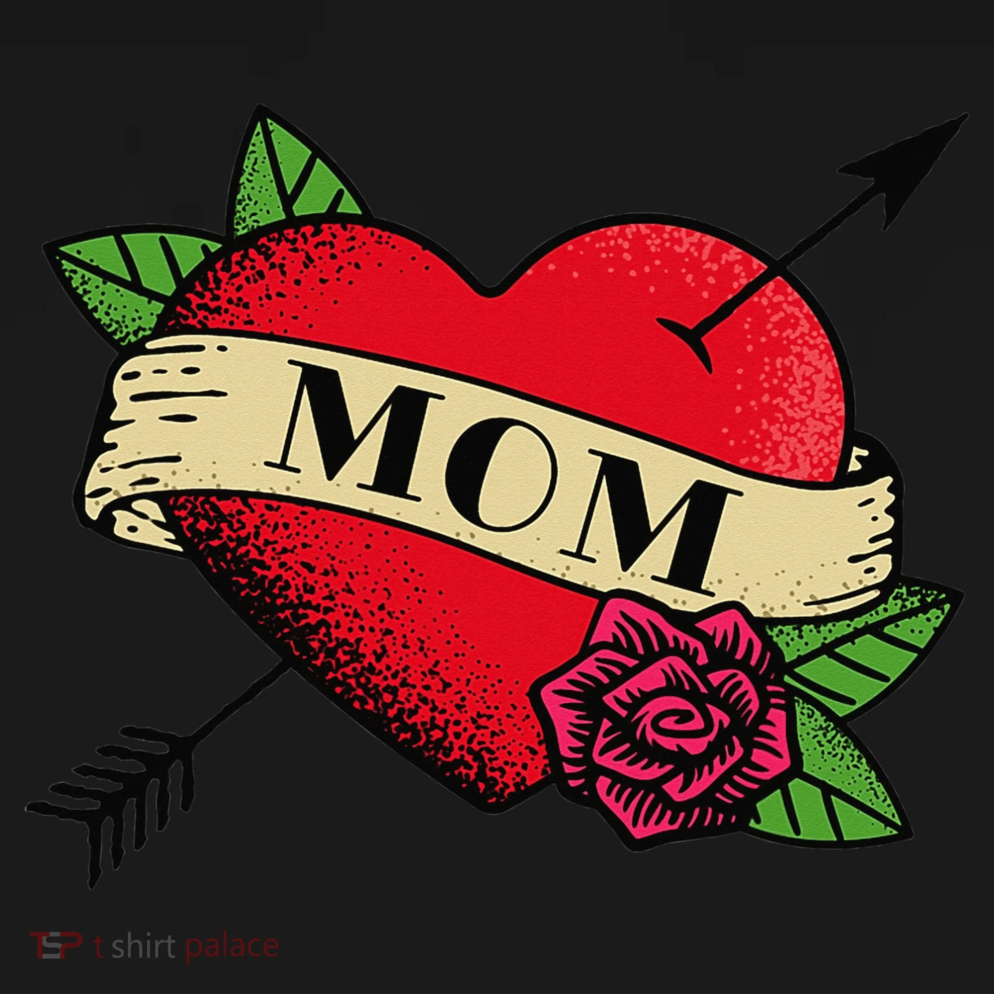 Tattoo Heart Mom Baby Bodysuit
