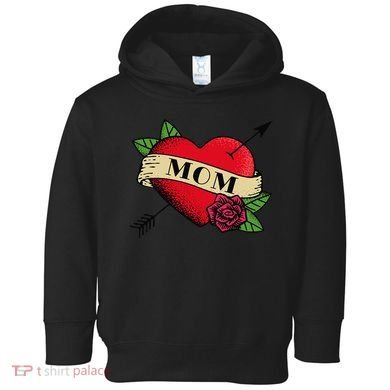 Tattoo Heart Mom Toddler Hoodie