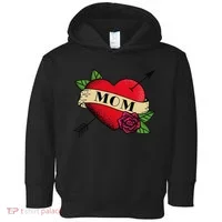 Tattoo Heart Mom Toddler Hoodie thumb 0