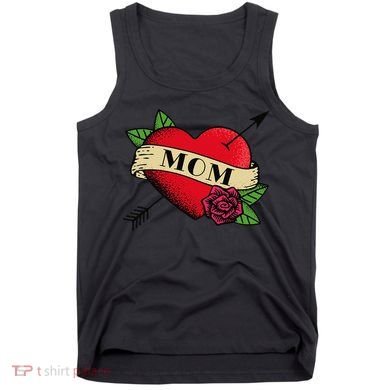 Tattoo Heart Mom Tank Top