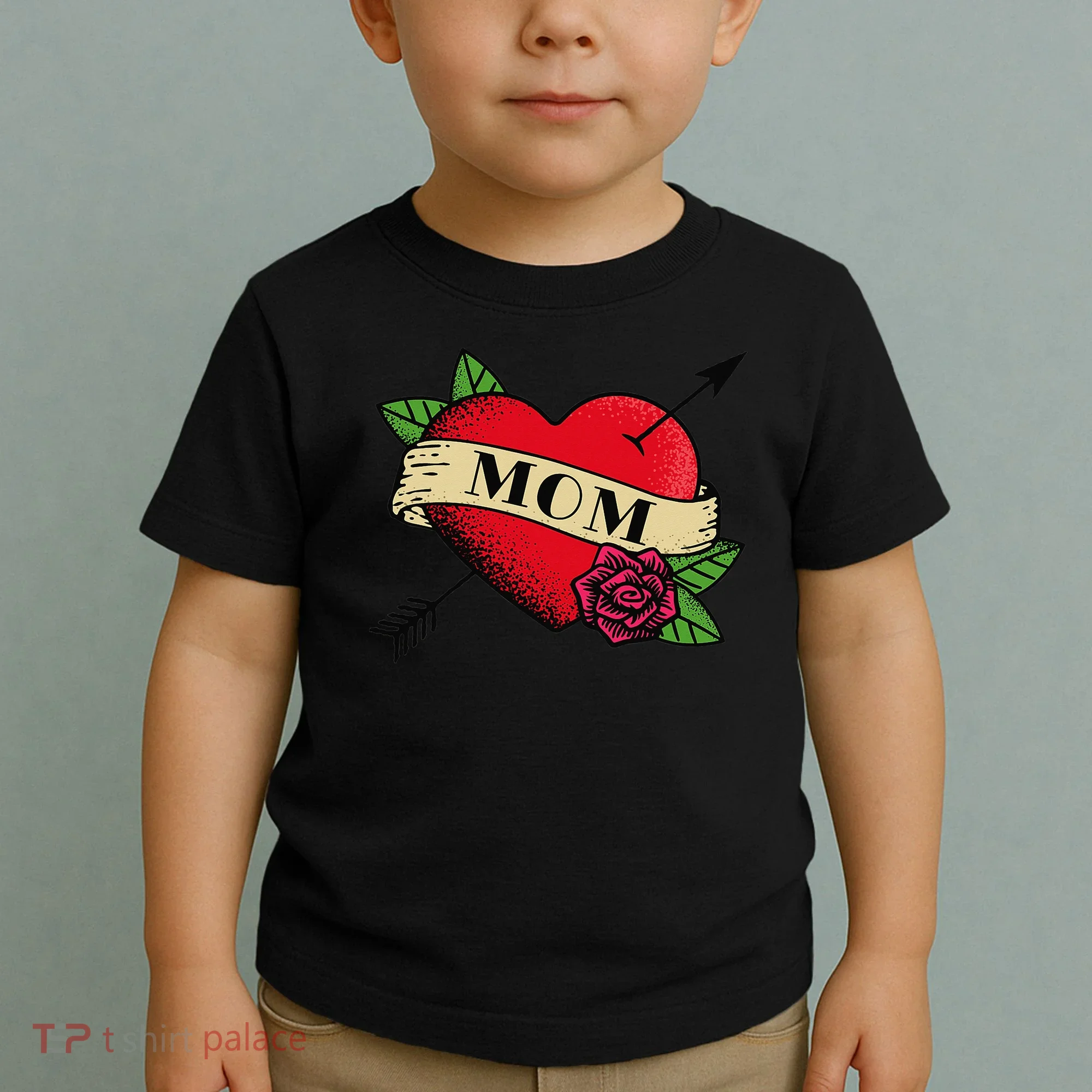 Tattoo Heart Mom Toddler T-Shirt