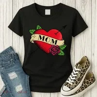 Tattoo Heart Mom Women's T-Shirt thumb 3