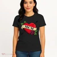 Tattoo Heart Mom Women's T-Shirt thumb 4