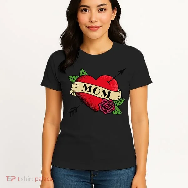 Tattoo Heart Mom Women's T-Shirt