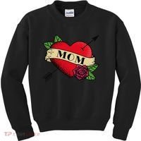 Tattoo Heart Mom Kids Sweatshirt thumb 0