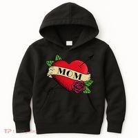 Tattoo Heart Mom Kids Hoodie thumb 0