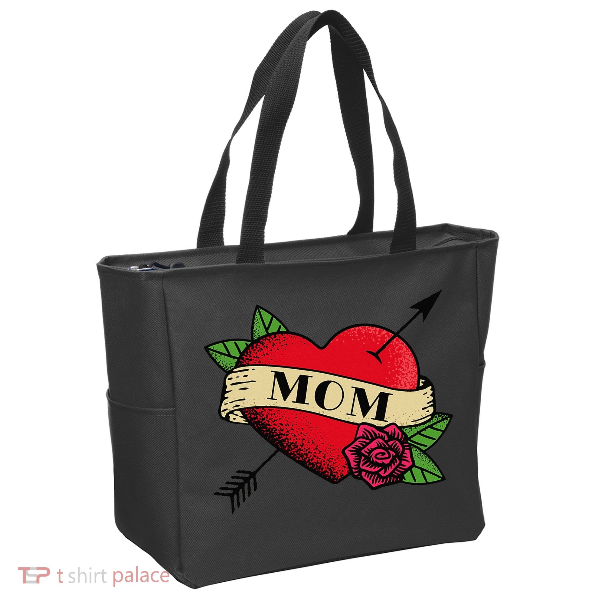 Tattoo Heart Mom Tote Bag