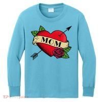 Tattoo Heart Mom Kids Long Sleeve Shirt thumb 0