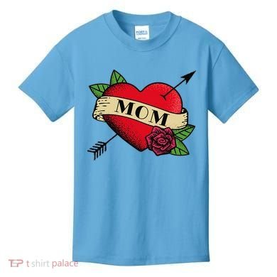 Tattoo Heart Mom Kids T-Shirt