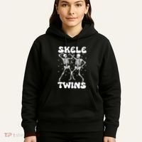 Twins Halloween Matching Skeletwins Hoodie thumb 5
