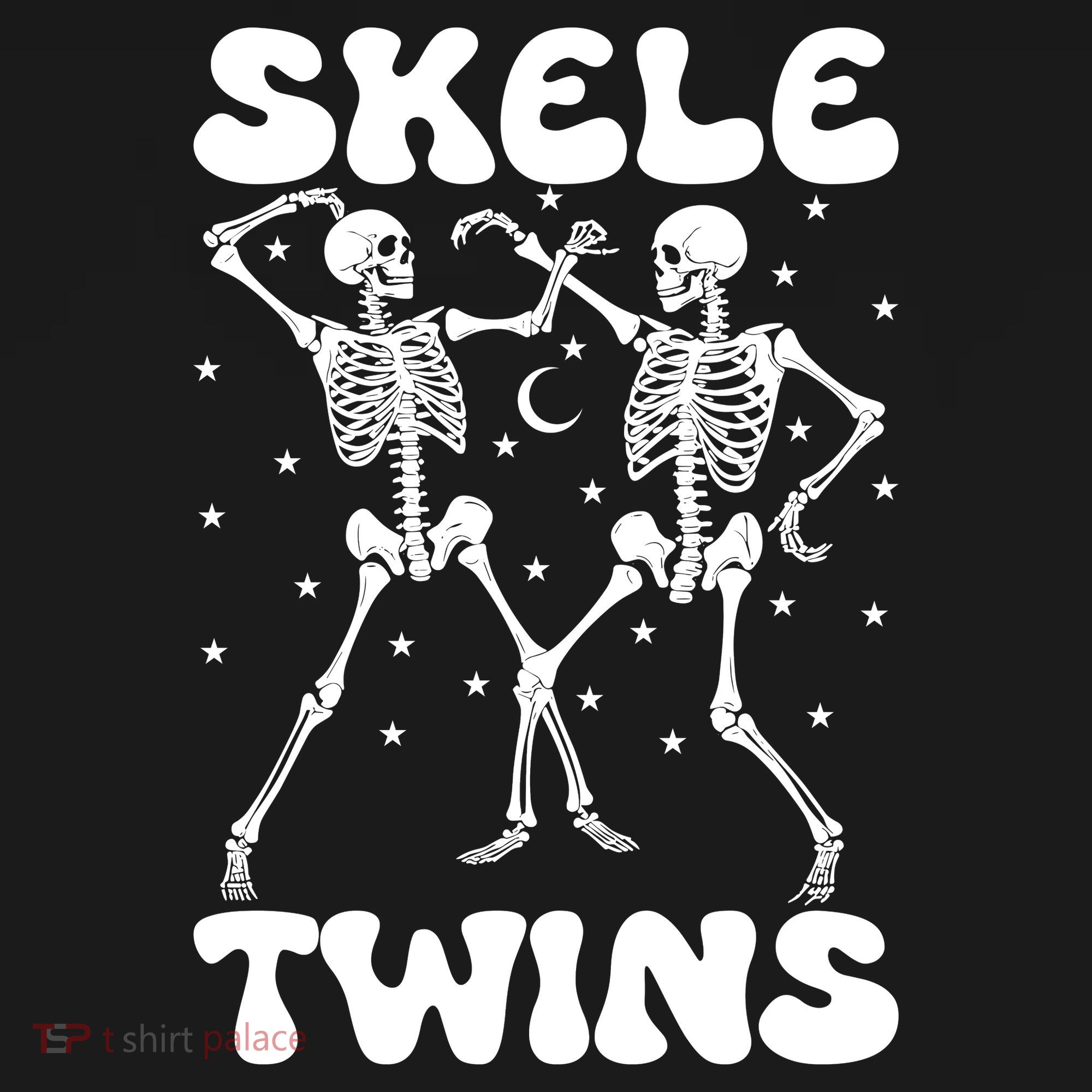 Twins Halloween Matching Skeletwins Apron