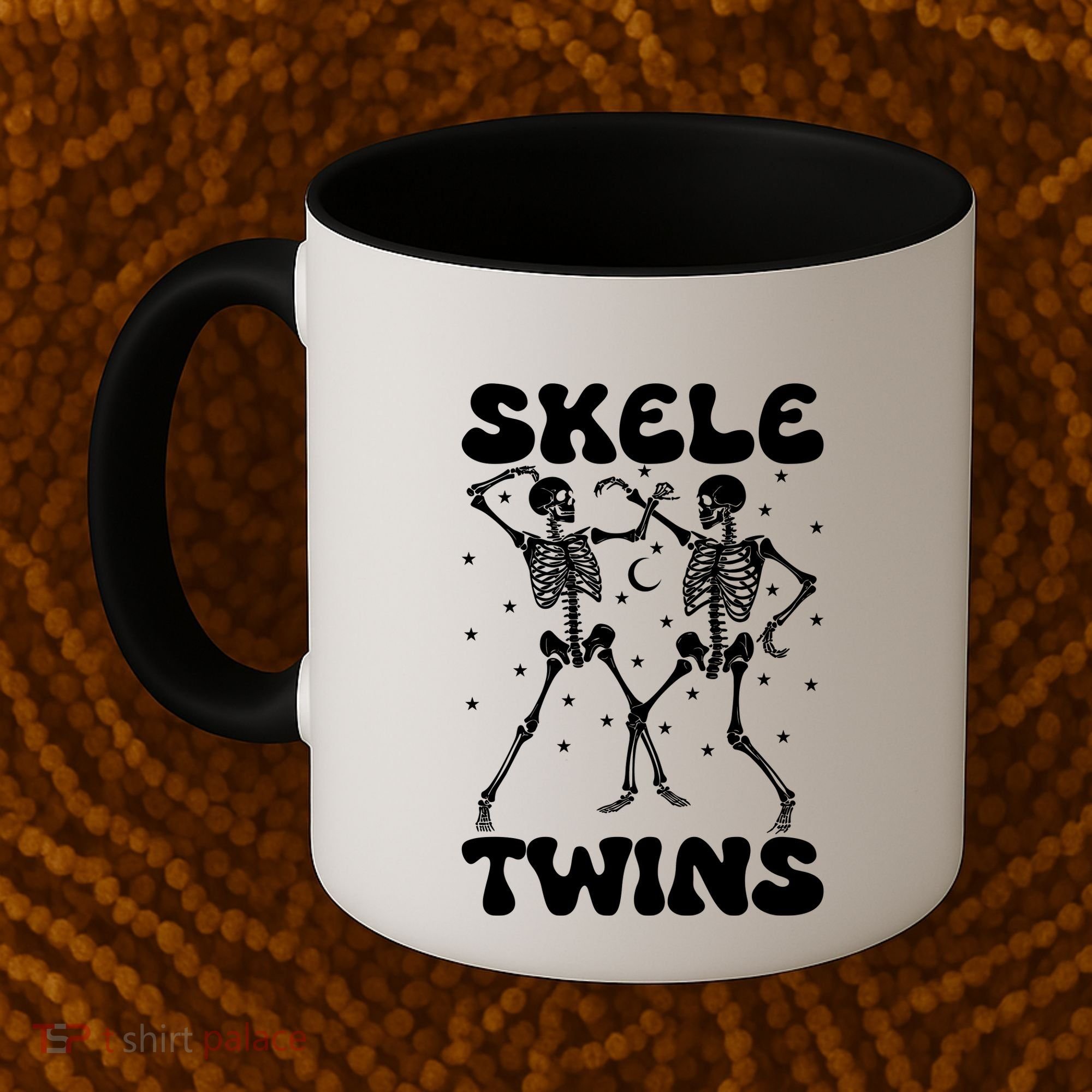 Twins Halloween Matching Skeletwins Coffee Mug