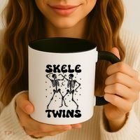 Twins Halloween Matching Skeletwins Coffee Mug thumb 3