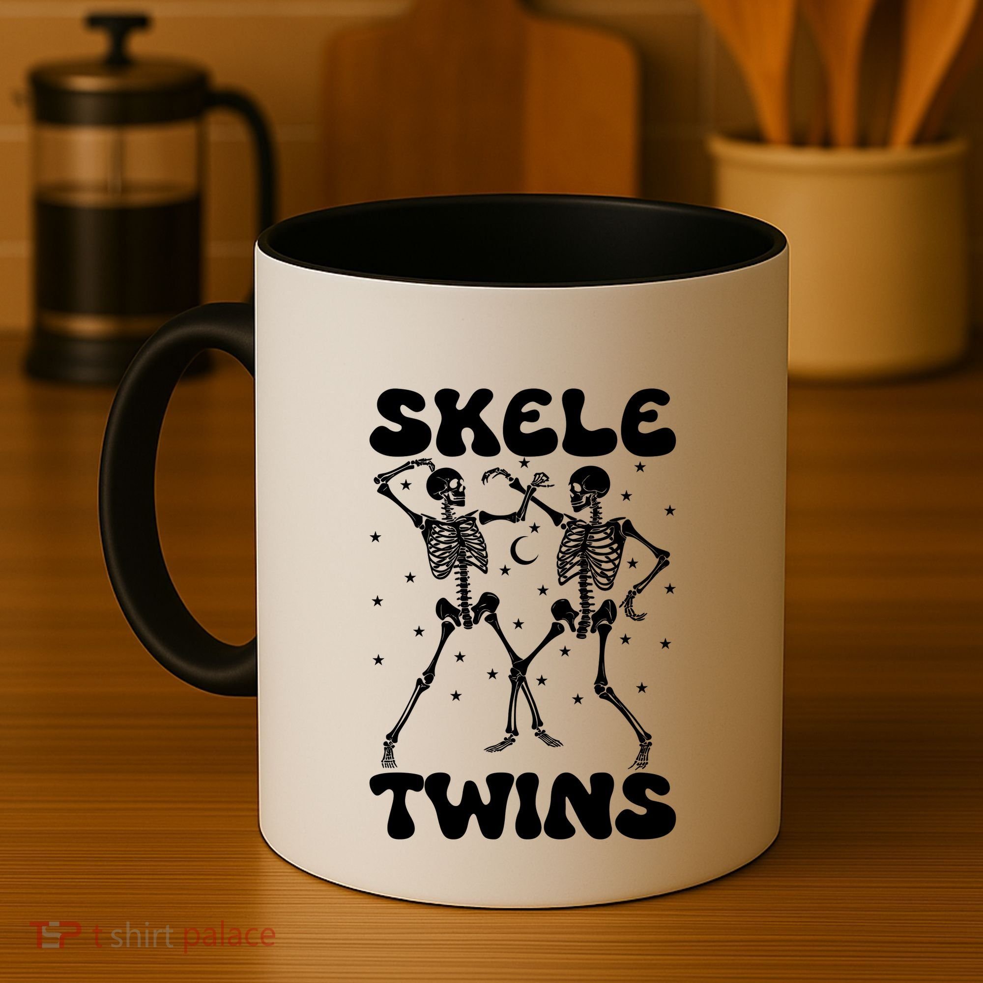 Twins Halloween Matching Skeletwins Coffee Mug