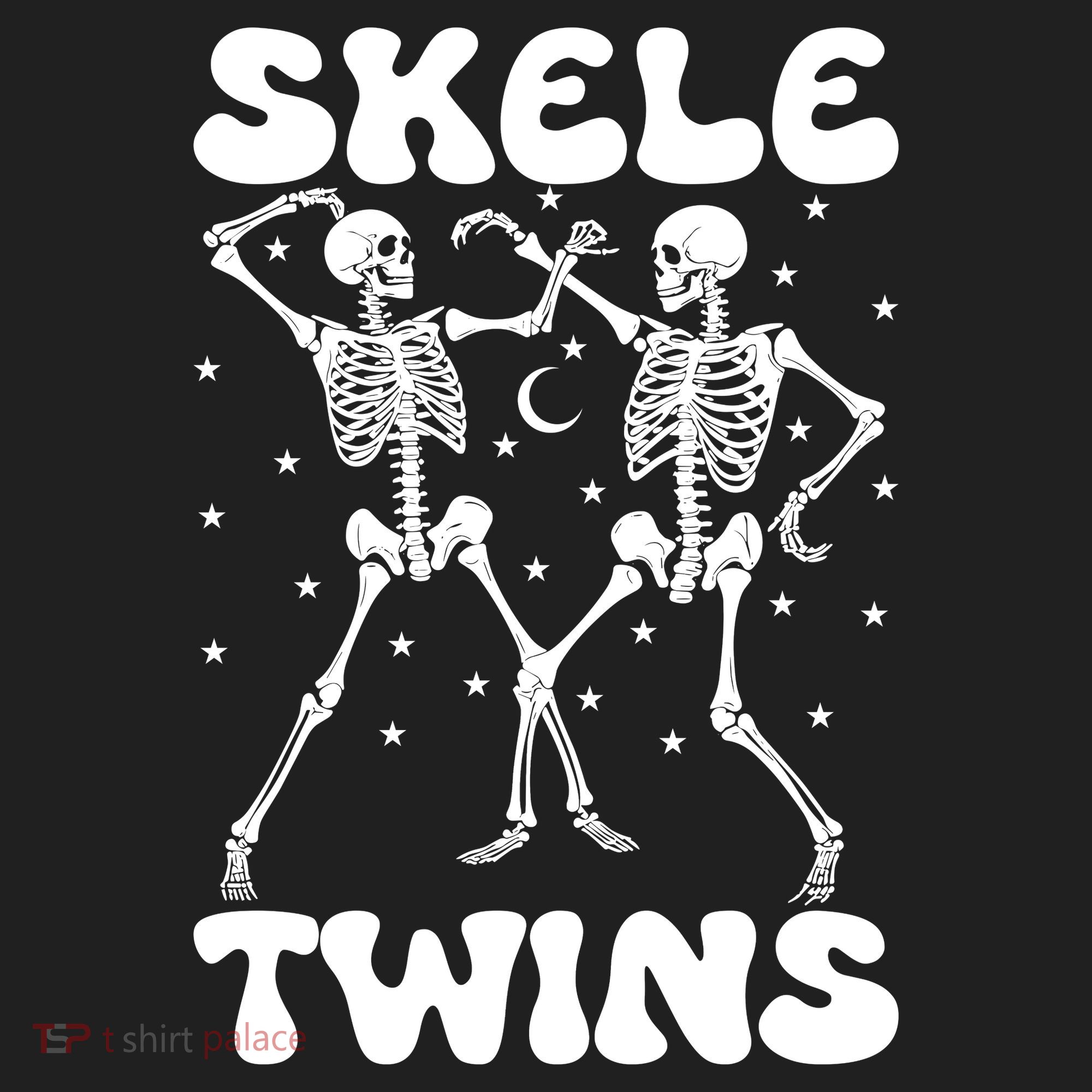 Twins Halloween Matching Skeletwins Beanie