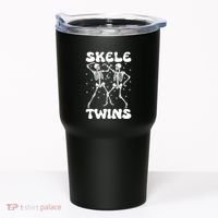 Twins Halloween Matching Skeletwins Tumbler thumb 0