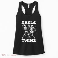 Twins Halloween Matching Skeletwins Women's Tank Top thumb 0