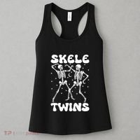 Twins Halloween Matching Skeletwins Women's Tank Top thumb 3