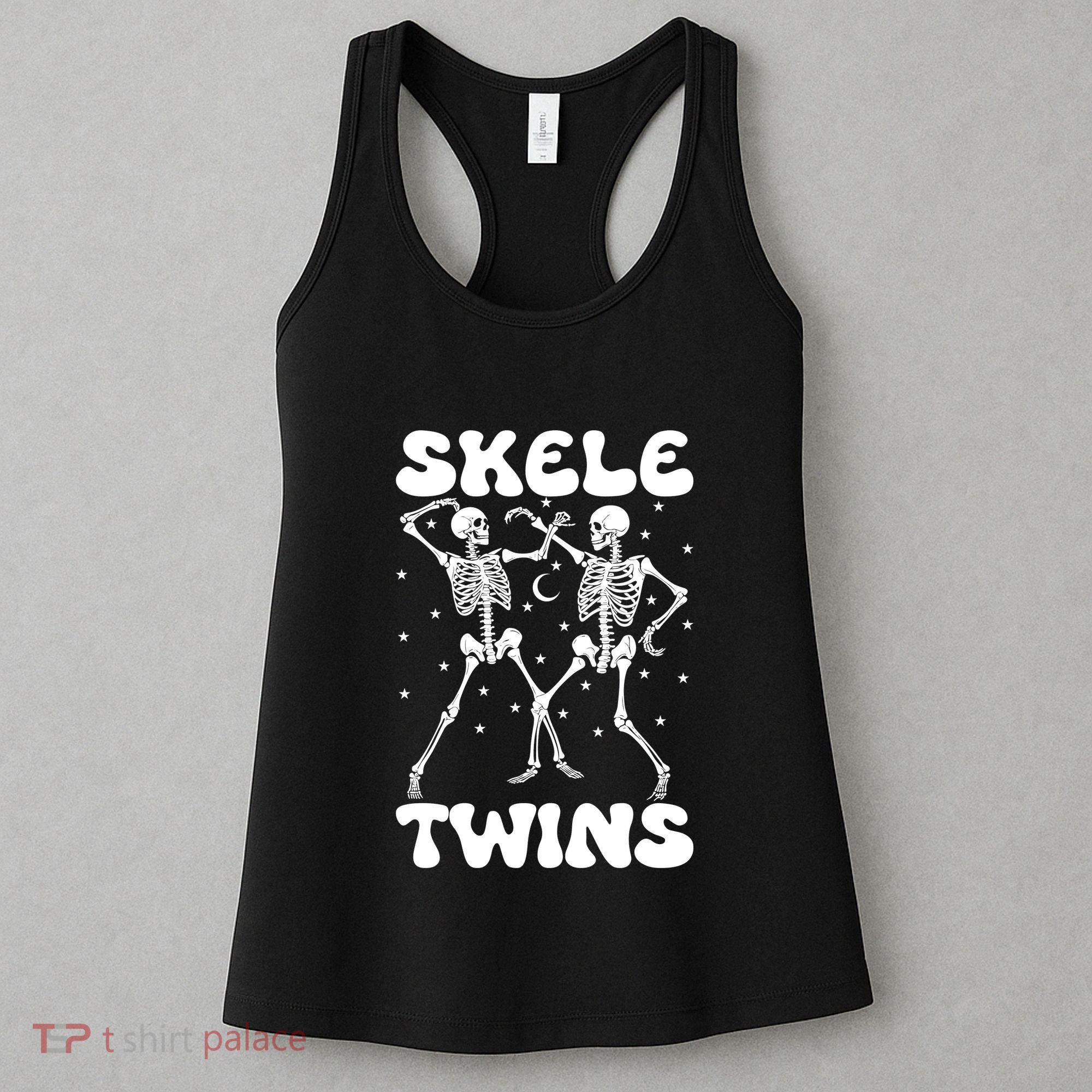 Twins Halloween Matching Skeletwins Women's Tank Top