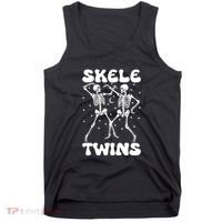 Twins Halloween Matching Skeletwins Tank Top thumb 0
