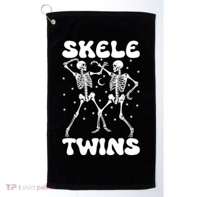 Twins Halloween Matching Skeletwins Golf Towel