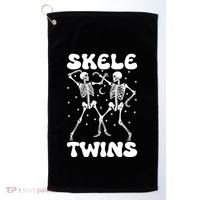 Twins Halloween Matching Skeletwins Golf Towel thumb 0